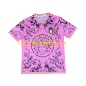 Fußballtrikots Italien Versace Rosa 2023-2024 Kurzarm